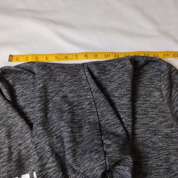 PINK Victoria Secret Heather Gray Zip Up Hoodie, M - Picture 6 of 12